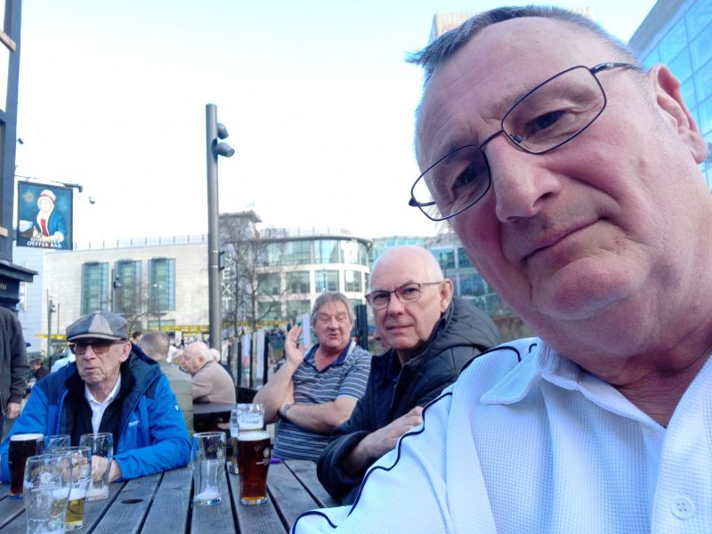 Pat Black, Colin Chatterton, Dave Sharp and Colin Woodbridge